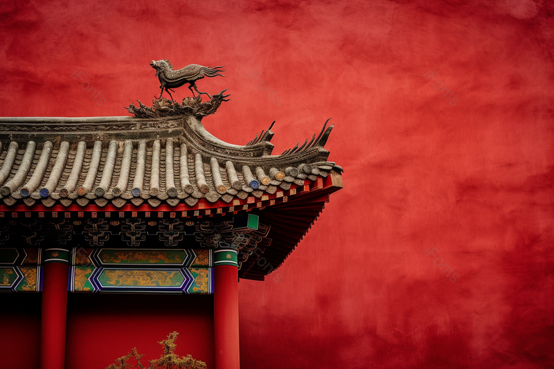 故宫琉璃瓦里面朱红色传统建筑,高清,摄影图,摄影图片,图片大全,摄影图免费下载